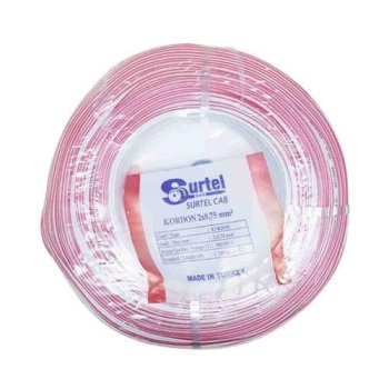 SURTEL 2x0,75 100 Metre Orjinal Bakır Kablo