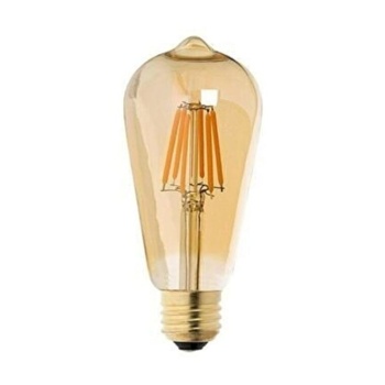 LAMBAM 4 Watt E27 Duylu 2500 Kelvin Dimmerli %85 Enerji Tasarruflu Rustik Ampul (Erd-31 4Watt E27 15.000h 2500k)