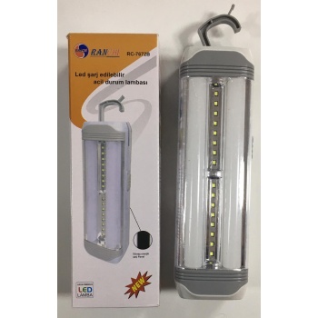 RANCHİ Güneş Enerji Şarj Panelli Pilli Taşınabilir Acil Durum Lambası RC-7672B