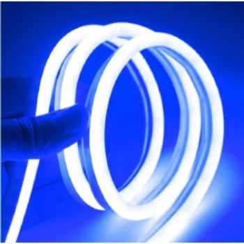 220 Volt Dış Mekan 4 Metre Jack Dahil Tak Çalıştır Mavi Işık Neon Led