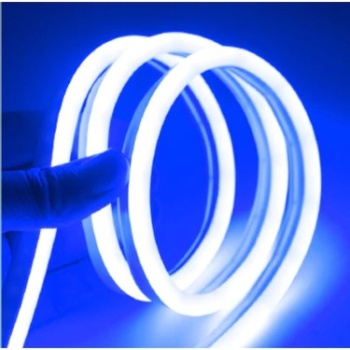 220 Volt Dış Mekan 3 Metre Jack Dahil Tak Çalıştır Mavi Işık Neon Led