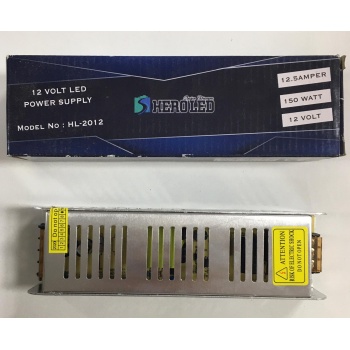 HEROLED 12 Volt 150 Watt 12,5 Amper Şerit Led Trafosu HL-2012
