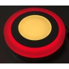 CNL LED 6+3 Watt Kırmızı ve Gün Işığı Çift Renk Sıva Üstü Yuvarlak Led Panel Armatür