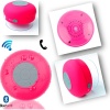 TECHNOMAX Su Geçirmez Vakumlu Bluetoothlu Mini Duş Hoparlörü - Pembe
