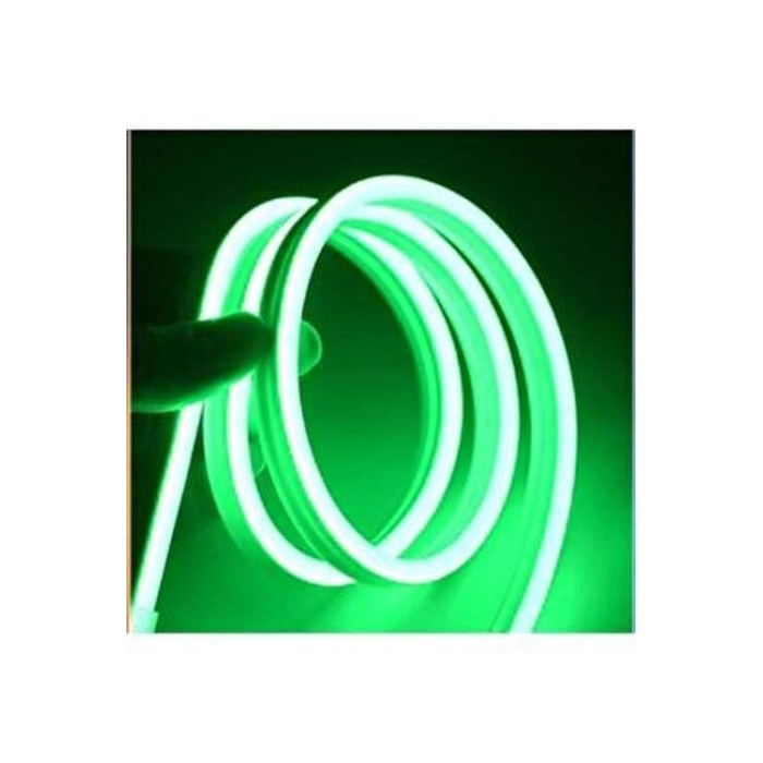 220 Volt Dış Mekan 5 Metre Yeşil Işık Neon Led (Jack Hediyeli)