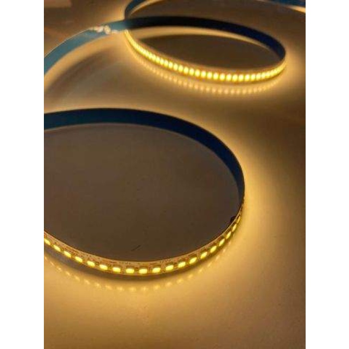 OKEY LED Metrede 240 Ledli Yüksek Lümenli 5 Metre 12 Volt İç Mekan Silikonsuz Gün Işığı Şerit Led