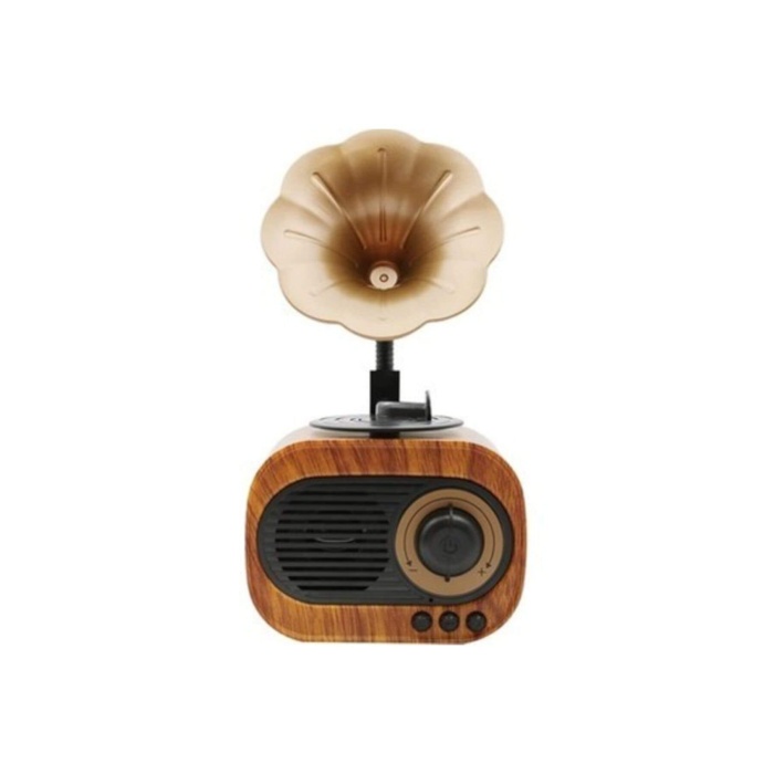 OCASSO Yüksek Kapasite Sesli Bluetoothlu Klasik Gramafon Radio