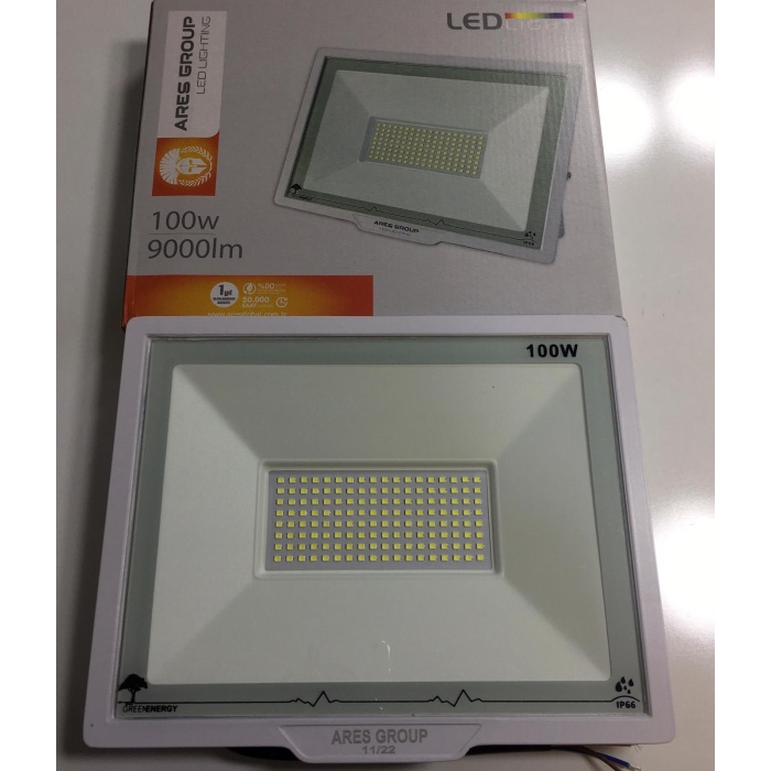 LED LIGHTING 100 Watt 9000 Lümen Gün Işığı Led Projektör ( IP66 )