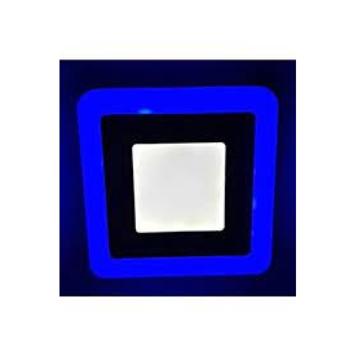 3+3 Watt Beyaz ve Mavi Işık Çift Renkli Sıva Üstü Kare Led Panel