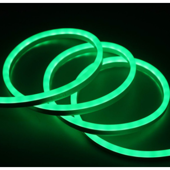 OKEY LED 12 Volt Dış Mekan 1 Metre Yeşil Işık Neon Led