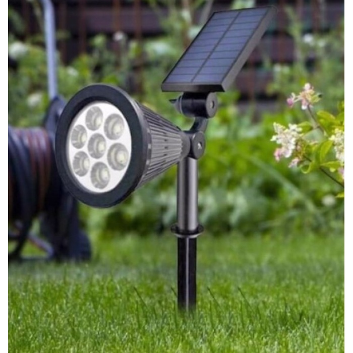 NOAS 7 Watt Yeşil Işık 105 Lümen Kazıklı Solar Bahçe Armatürü