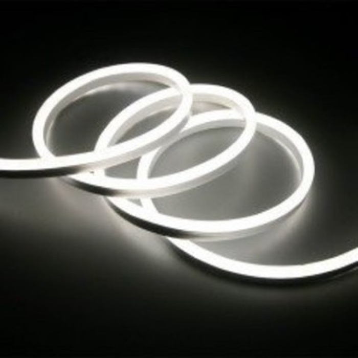 OKEY LED 12 Volt Beyaz Işık 5 Metre Neon Led