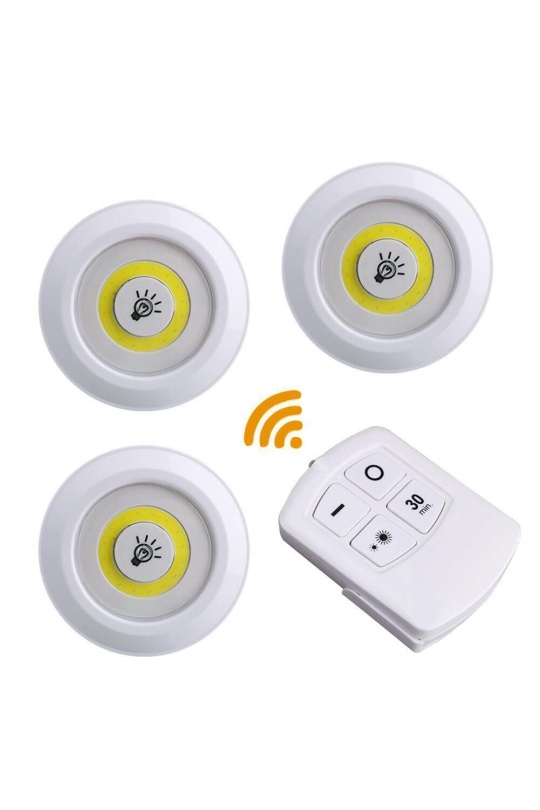 Led Işık 3Lü Kumandali Dimmerli