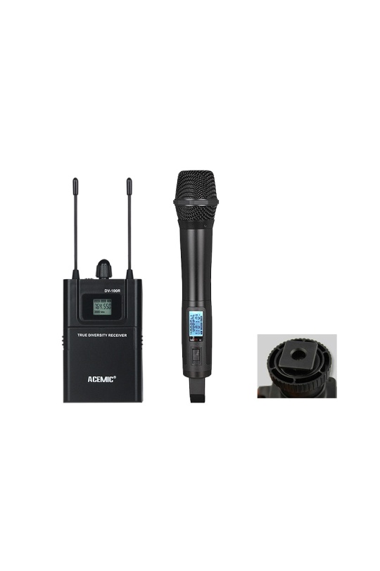 Acemic Dv-100H El Uhf Wireless Camera Microphone System