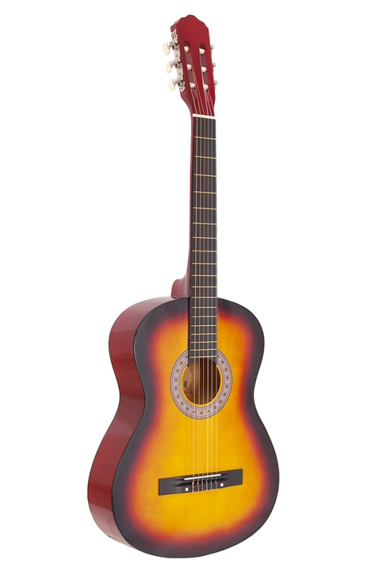 Madrid Mcg-125 Sb Sunburst-Günbatımı 39 Klasik Gitar Tam Boy