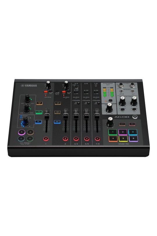 Yamaha AG08 All In One 8 Kanallı USB Mikser (Siyah-Black)