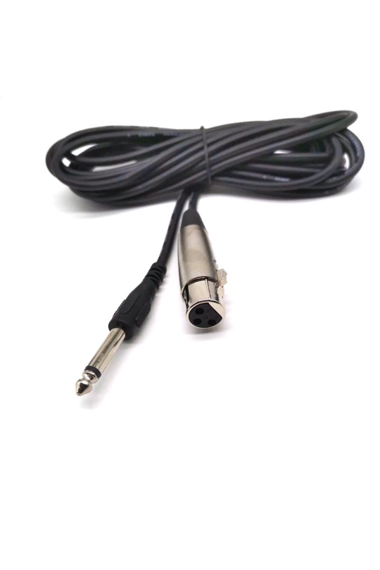 Mikrofon Kablosu Xlr-Ts 3 Mt Hazır Mikrofon Kablosu