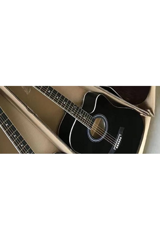 Stiller 41İnch Akustik Gitar Basswood Siyah-Parlak