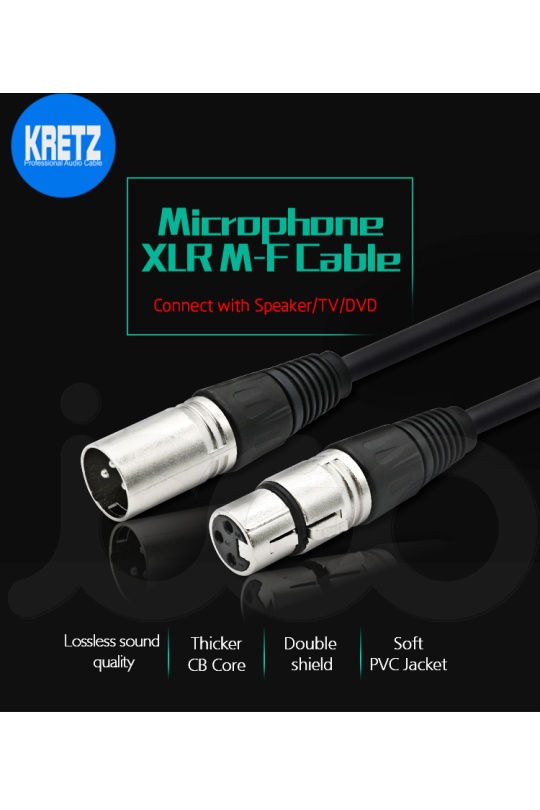 Mikrofon Kablosu Xlr-Xlr 06 Metre