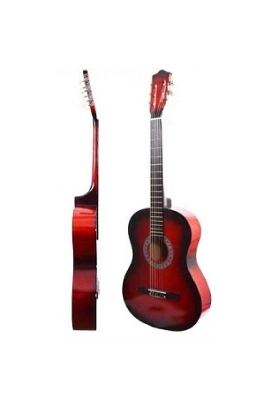 Madrid Mcg-024 Rds-Kırmızı Siyah Yarım Boy Klasik Gitar