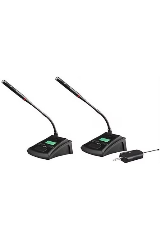 Gx-752 Uhf Kablosuz Çiftli Kürsü Mikrofon