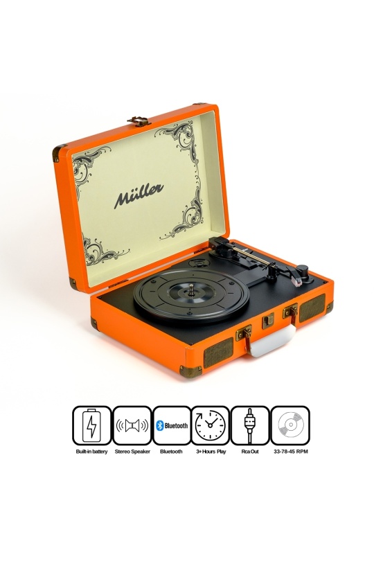 Müller Mr-350Bt Nostaljik Pikap Portakal-Turuncu