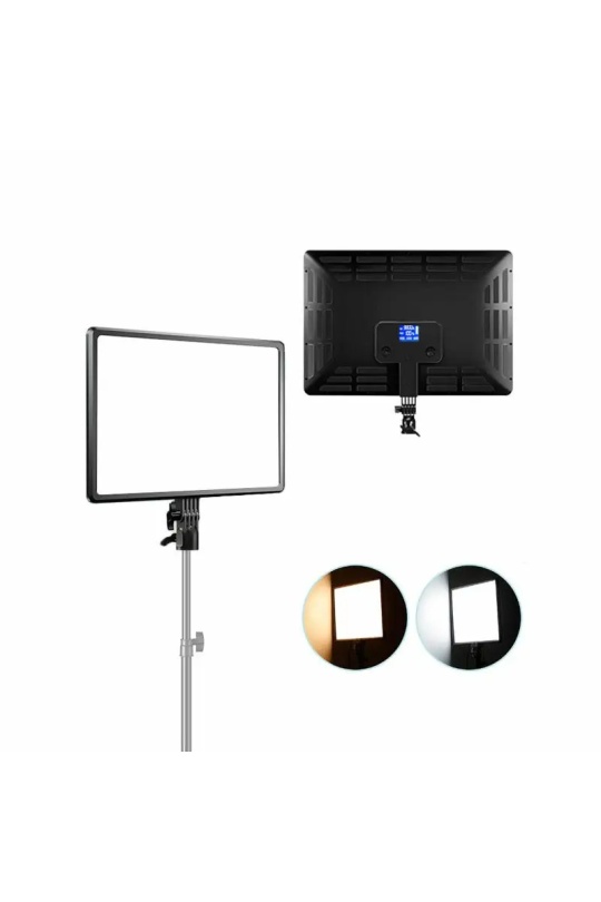 Oxid-18İnch 45Cm Studio Led Panel Light Dimmable Adjustable Portable Flat-Panel Photography Live Fill Light Led