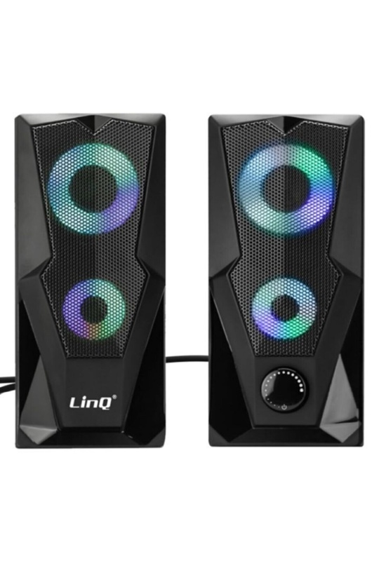 Linq A5005 2 0 Rgb Led Işıklı Usb Kablolu Hoparlör