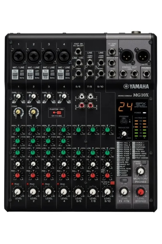 Yamaha MG10XCV 10 Kanal Analog Mikser Konsolu