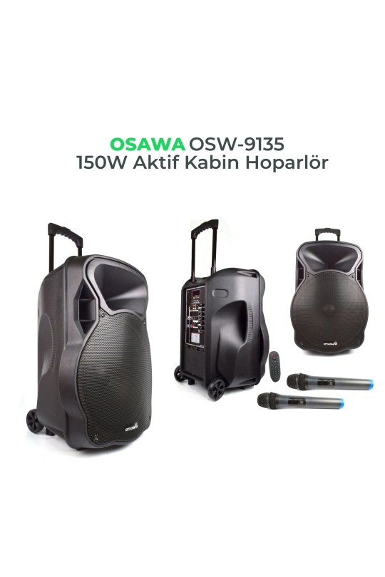 Osawa Osw-9135 150W Şarjlı Hoparlör