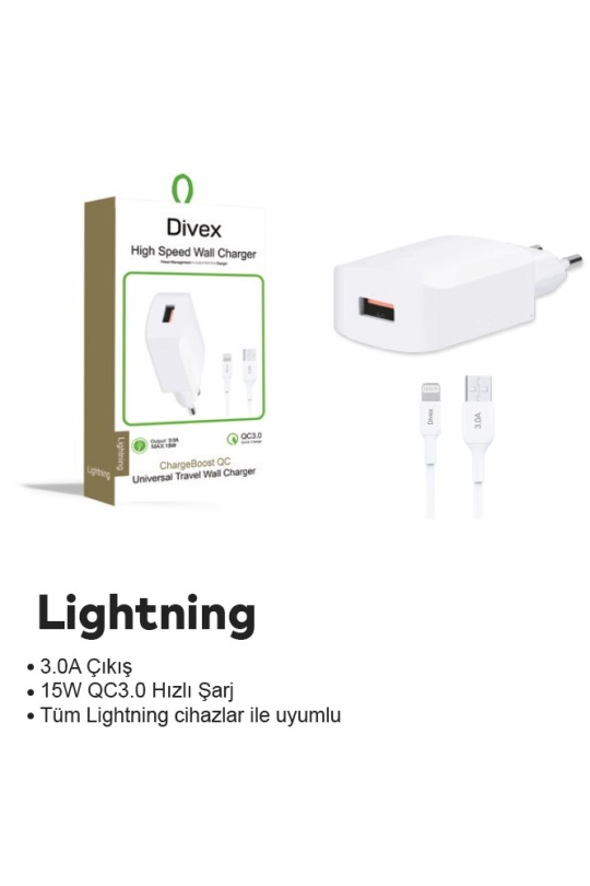 Divex Ds-214 3 0A iPhone Setşarj