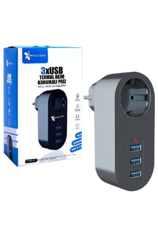 Winnboss 3Xusb Akım Korumalı Uzatma Priz