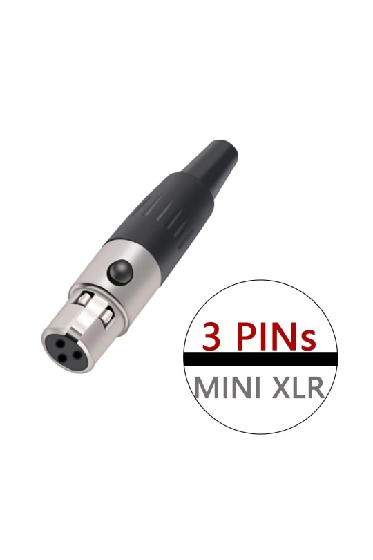 Purecon MX3B mini XLR dişi 3pin