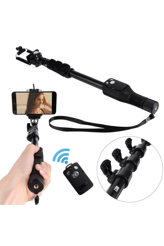 Yunteng 1288 Bluetooth Uzaktan Kumanda Selfie Çubuğu
