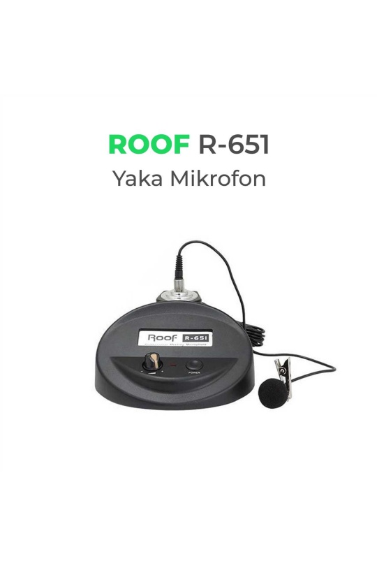 Roof R-651 Yaka Mikrofonu