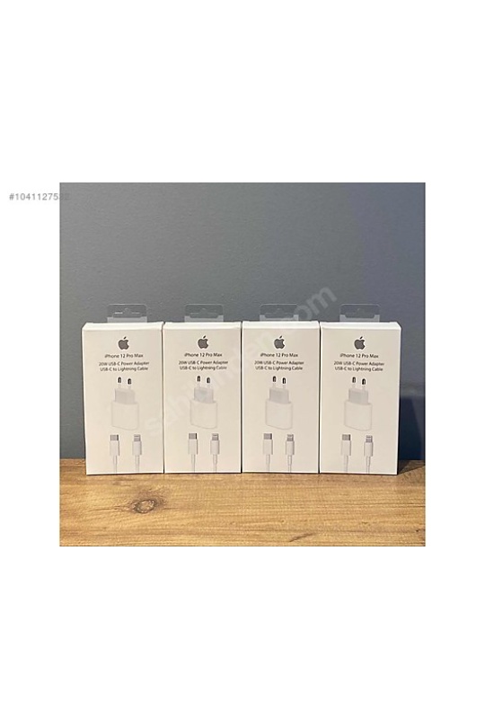 iPhone 13 Pro Max Hızlı Şarj Aleti Seti 20W Usbc