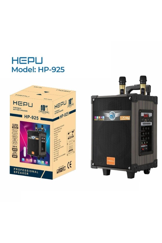 Hepu Hp-925 103 Kanal Taşınabilir Şarjlı Hoparlör