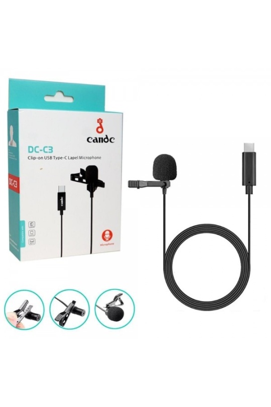 Cande Dc-C3 Youtuber Yaka Mikrofonu