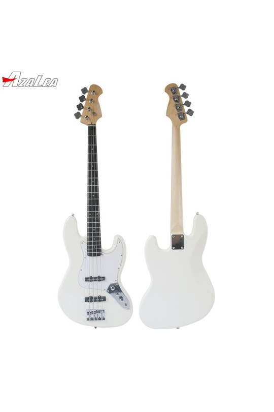 Azalea Jb Jazz Style Electric Bass Guitar 4 String Wh