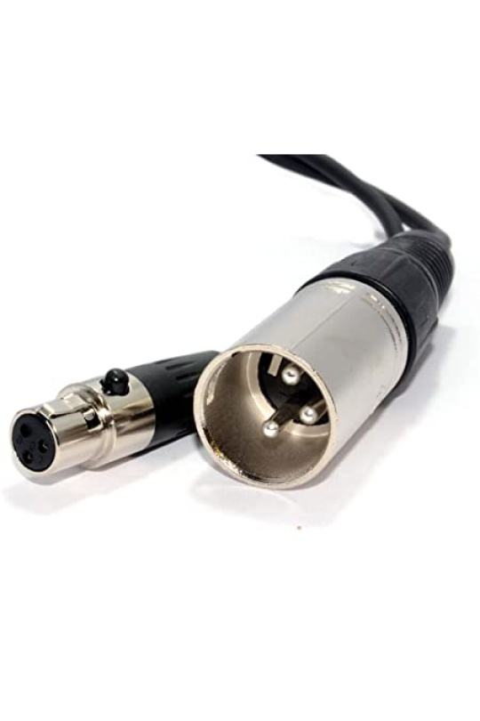 Mini Xlrd-Xlre 3Pin Kamera Ses Kablosu 01 Metre