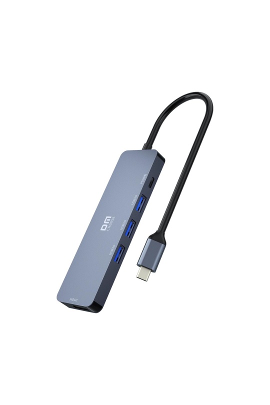 DM CHB058 Type-C to 4K HDMI 3*USB 3.0 PD Hub Dönüştürücü