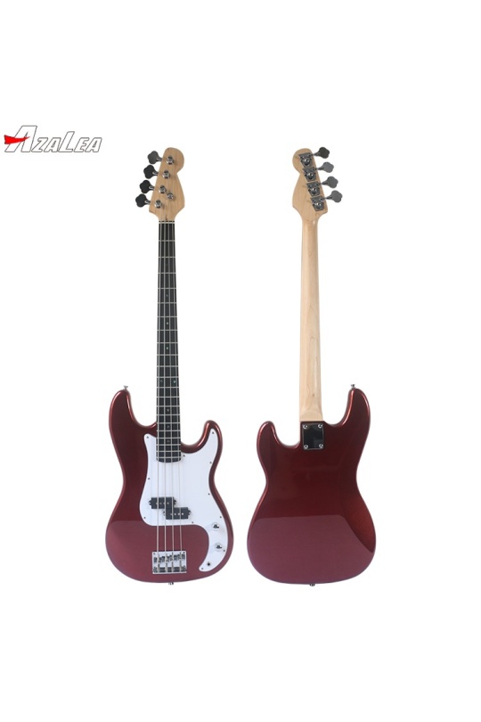 Azalea Pb Precision Electric Bass Guitar Red