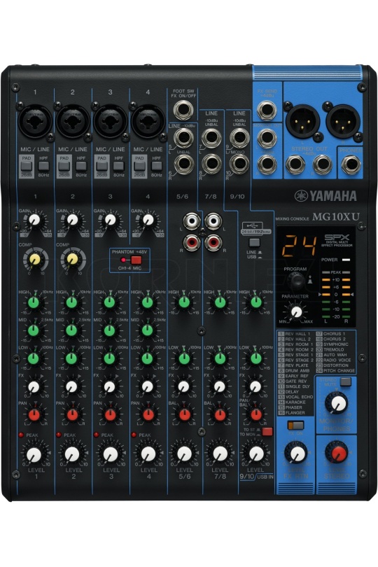 Yamaha MG10XU 10 Kanal Analog Mikser, Efektli
