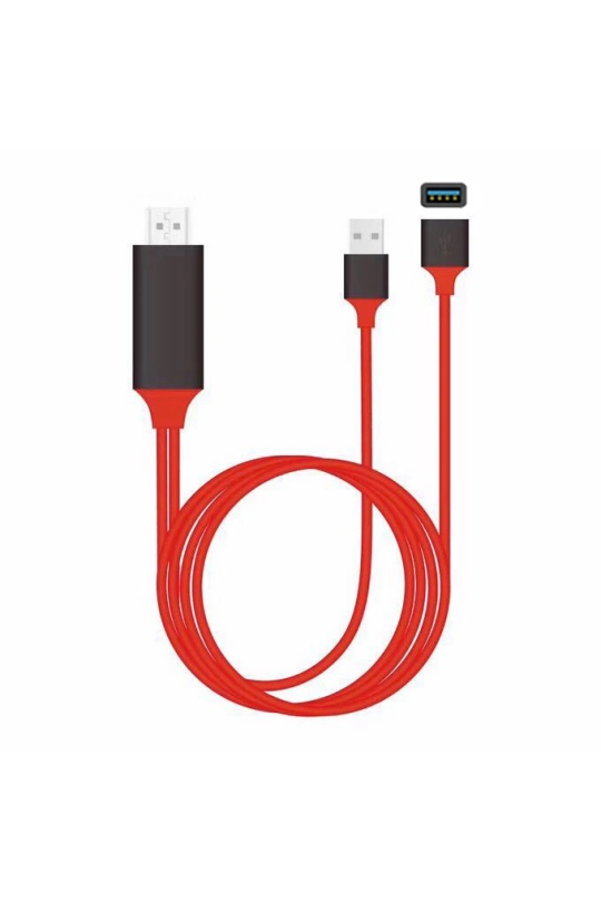 Usb Power Universal High Definition Port For 1080P Hd Tv Interface 1M Cable Slim Dongle