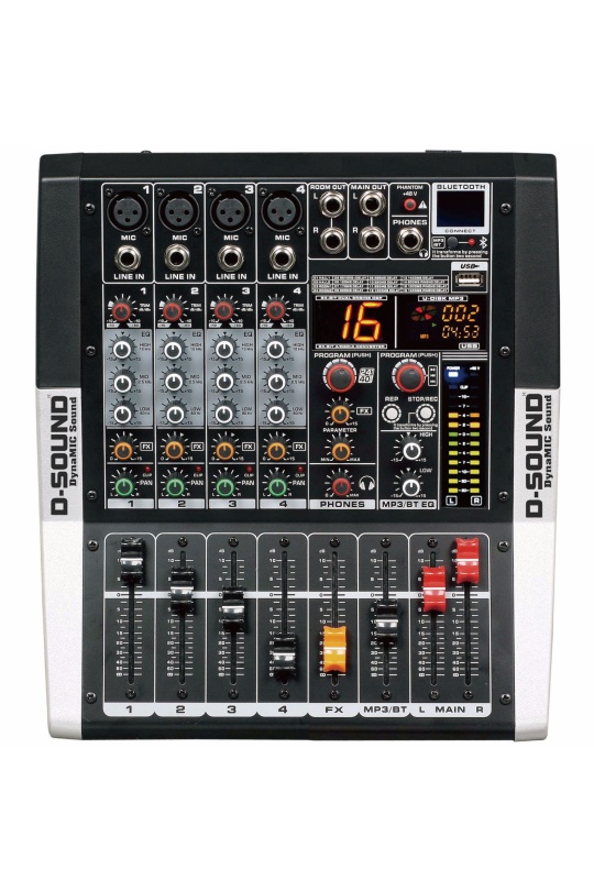 D-Sound M-400P 4 Kanal Power Mixer