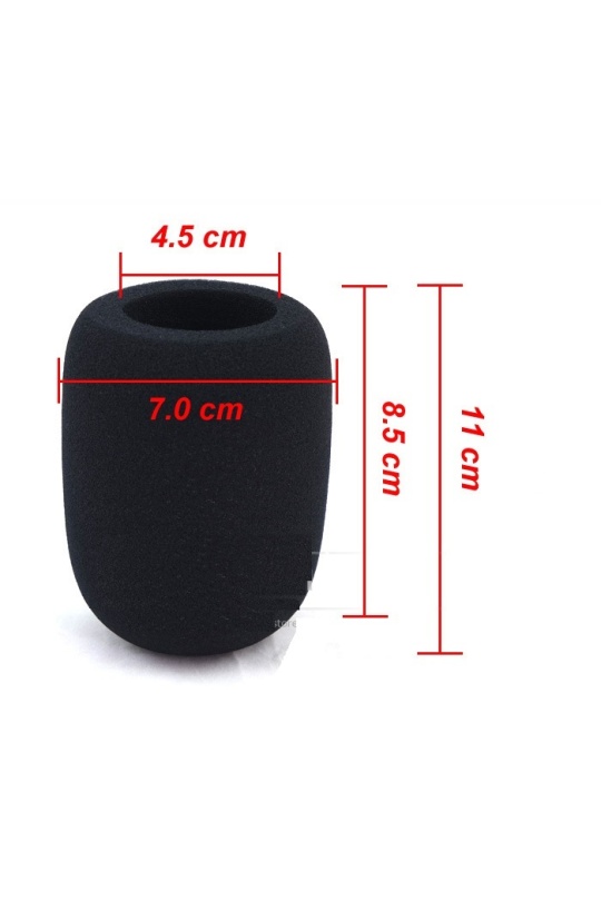 D-Sound F-02 Siyah Büyük Mikrofon Süngeri