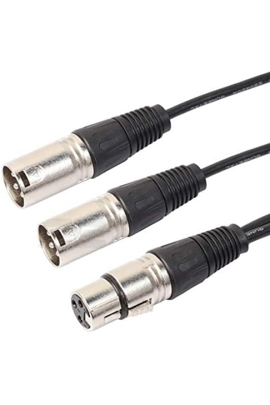 2 Male Xlr-1 Female 2 Metre