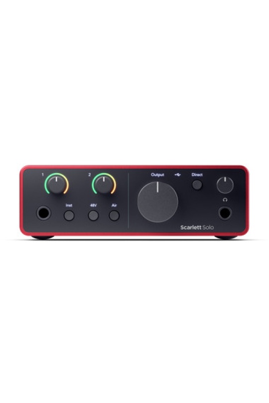 Focusrite Scarlett Solo Gen 4 Ses Kartı (MOSC0032)