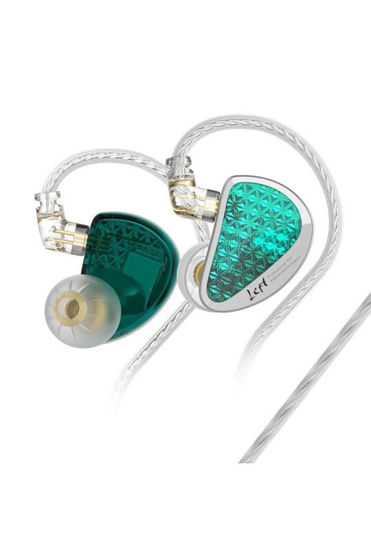 KZ AS16 Dengeli Armatür Kablolu Kulakliçi Kulaklık (Cyan-Yeşil)