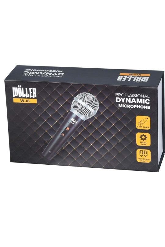 WÖLLER Kablolu El Mikrofonu W-18